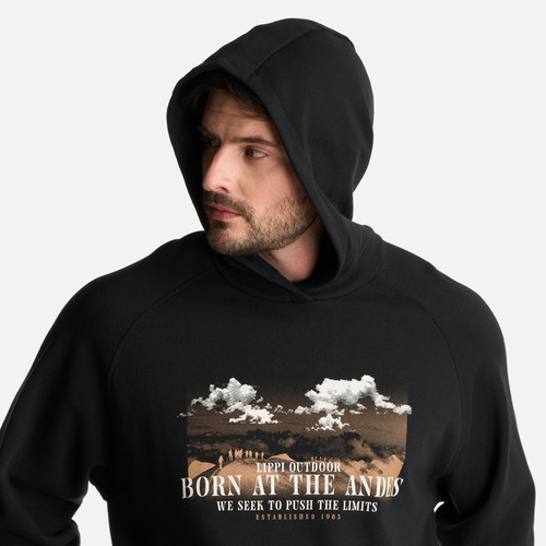 Polerón Hombre Insigne Hoody Sweatshirt Front Negro Lippi