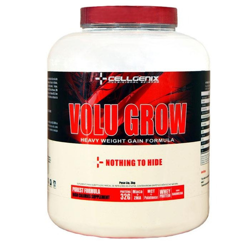 Hipercalórico Volu Grow 3kg Cellgenix Vários Sabores