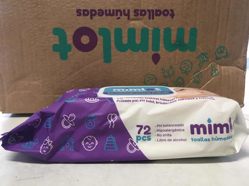 Imagen 3 de 3 de Toallitas Húmedas Mimlot Para Bebés