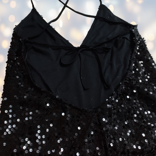 Vestido Fiesta Largo Lentejuelas Brillos Brilloso Precioso