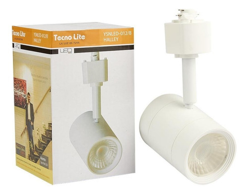 Lampara Led Tecnolite Techo Riel 7.5w Blanco Ysnled-012/b