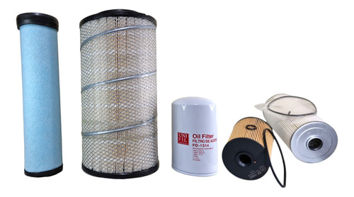 Kit Filtros Para Hino 500 Ser 1524 1724 1727 7.6 Aire Combus