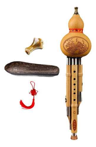 Wpd Hulusi De Bambú, Flauta De Cucurbitáceas De Calabaza,