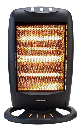 Aquecedor elétrico Ventisol Aquecedor AH AH-01 preto 127V