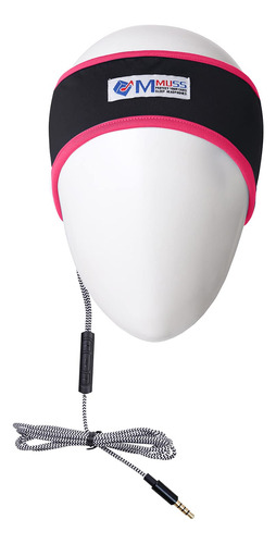 Mmuss Diadema Para Dormir Boton Control Altavoz Estereo Rosa