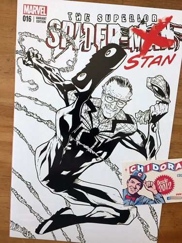 Comic - Superior Spider-man 16 Ramos Stan Lee Sketch