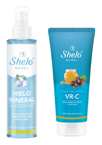 Hielo Mineral + Crema Vr-c (kit Antivárices) Shelo
