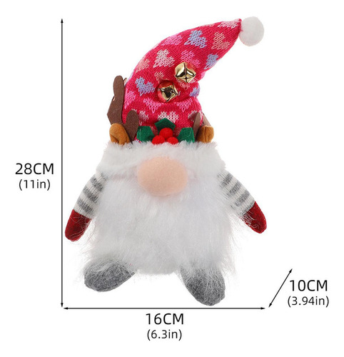 A Gnomos De Navidad Muñeco Enano De Navidad Muñeca Sin