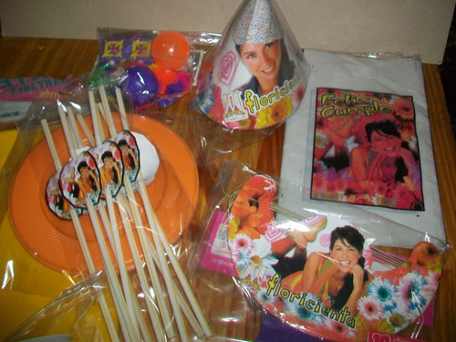 Floricienta Combo Cotillón Cumpleaños Linea De Colección