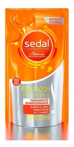 Acondicionador Sedal 300 Ml Rest Instantanea( 3 Un)-super