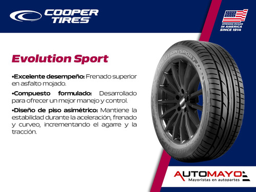 Set 2 Llantas Evolution Sport Cooper 235/60r18 103h Sl