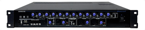 Amplificador Oneal Multiuso Om 6012 - 12 Setores 420w Rms 4 Cor Preto Potência de saída RMS 420 W
