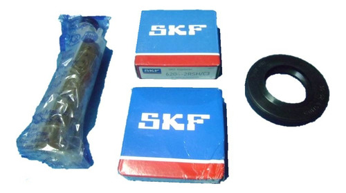 Kit Rulemanes Skf Reten Grasa Longvie L4815 - L5815 Eje Fino