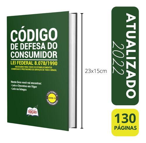 Livro Código De Defesa Do Consumidor - Lei Federal 8078/1990