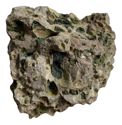 Mineral Con Cavidades De Geoda Natural De Colección 
