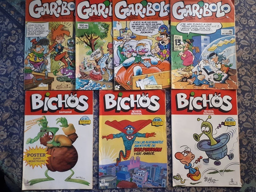  Bichos Y Garibolo Revistas Lote De 36 Unides Enio Gratis Mo