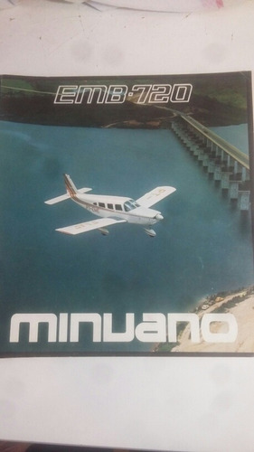 Folder Avião Emb 720 Minuano (Usado)