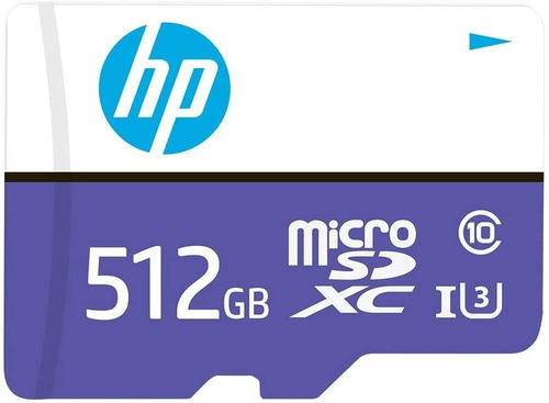 Hp Memoria Micro Sd 512 Gb Clase 10 Uhs 3 Alta Velocidad Dht