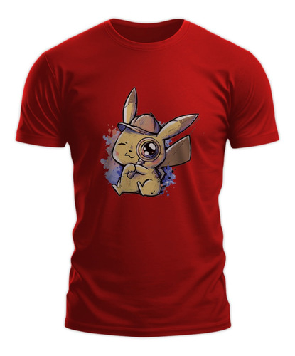 Polera Gustore De Píkachu Detective 