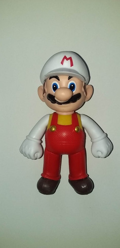 Super Mario Bros Fire Mario Figura Articulada Nuevo