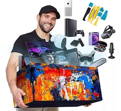 Caja Sorpresa Misteriosa De Electrónica Nivel Oro Premium Si