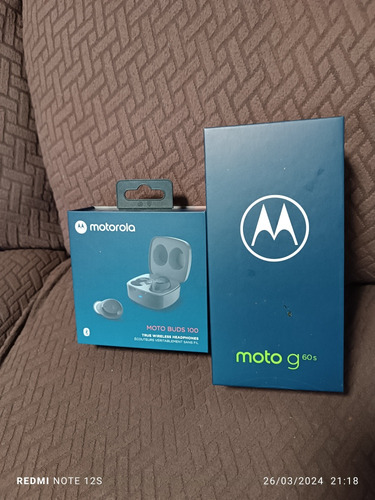 Motorola Moto G60s + Auriculares Inalámbricos Moto Buds 100