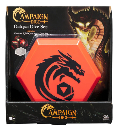 Campaign Dice, Juego De Rol Poliedro Premium Dice To Go...