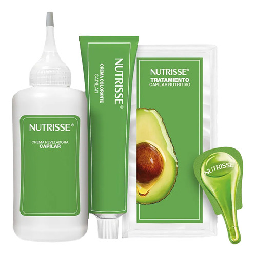 Garnier Nutrisse: Kit Completo Tintura Permanente X 45g 80 N