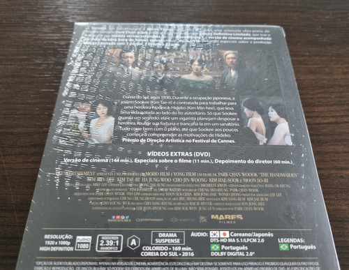 A Criada Blu Ray - Park Chan-wook - Lacrado - Versátil