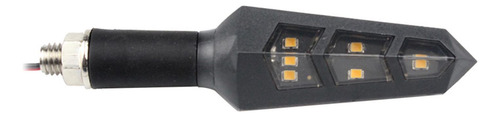 2 Motocicleta Bicicleta Led Ámbar Señal Intermitente Luz