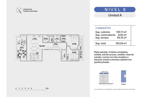 Venta De Departamento 3 Ambientes En Palermo Hollywood