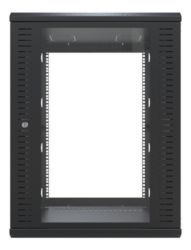 Imagen 2 de 3 de Gabinete Montaje Pared Cuerpo Fijo Rack 19in 16 Unidades