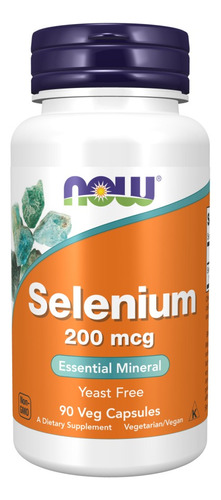 Selenium - Selenio Now Foods - 200mcg 90ct 