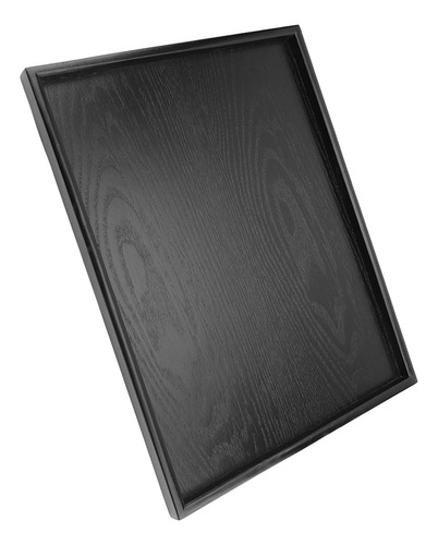 Bandeja De Té De 35 X 24 Cm, Forma Rectangular, Madera Maciz