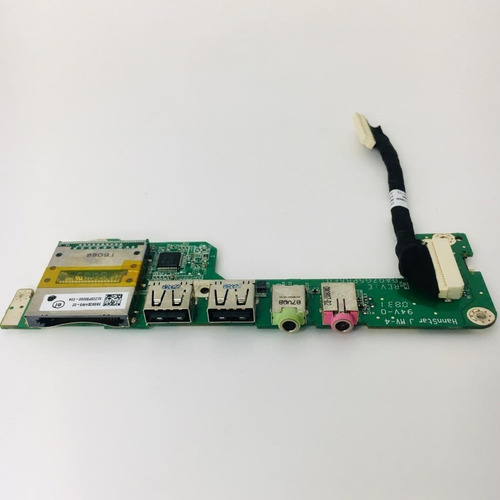 Placa Usb/ Áudio / Sd Card P/ Netbook Acer Aspire One Zg5