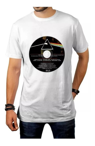 Camisa Pink Floyd Cd The Dark Side Of The Moon Rock #88