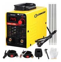 Comprar GONCON Mini Soldadoras Maquina Inversor Para Soldar Portatil Amarillo MMA-250 110V 4000W +La Máscara+Regalos