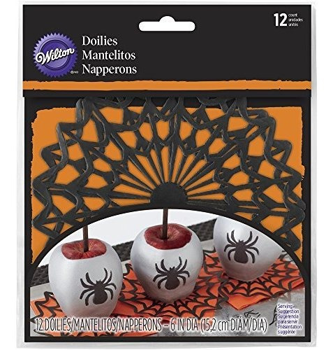 Wilton  6 en. Spider Web Blondas De Papel 10-count