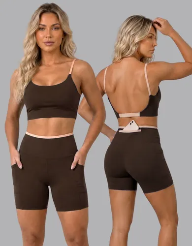 Conjunto Academia Fitness Top E Short Kit Zero Transparência