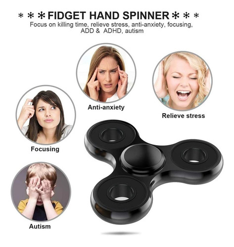 Rodamientos Fidget Spinners Toys Para Hombre, Resistentes Y