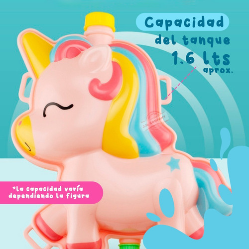 Imagen 7 de 10 de Pistola De Agua Mochila Tanque Juguete Diversion Agua Ysj