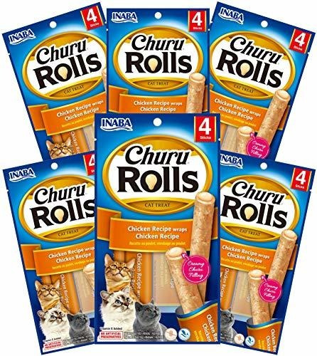 Botana - Botanas Para Gatos - Inaba Churu Rolls - Soft Baked