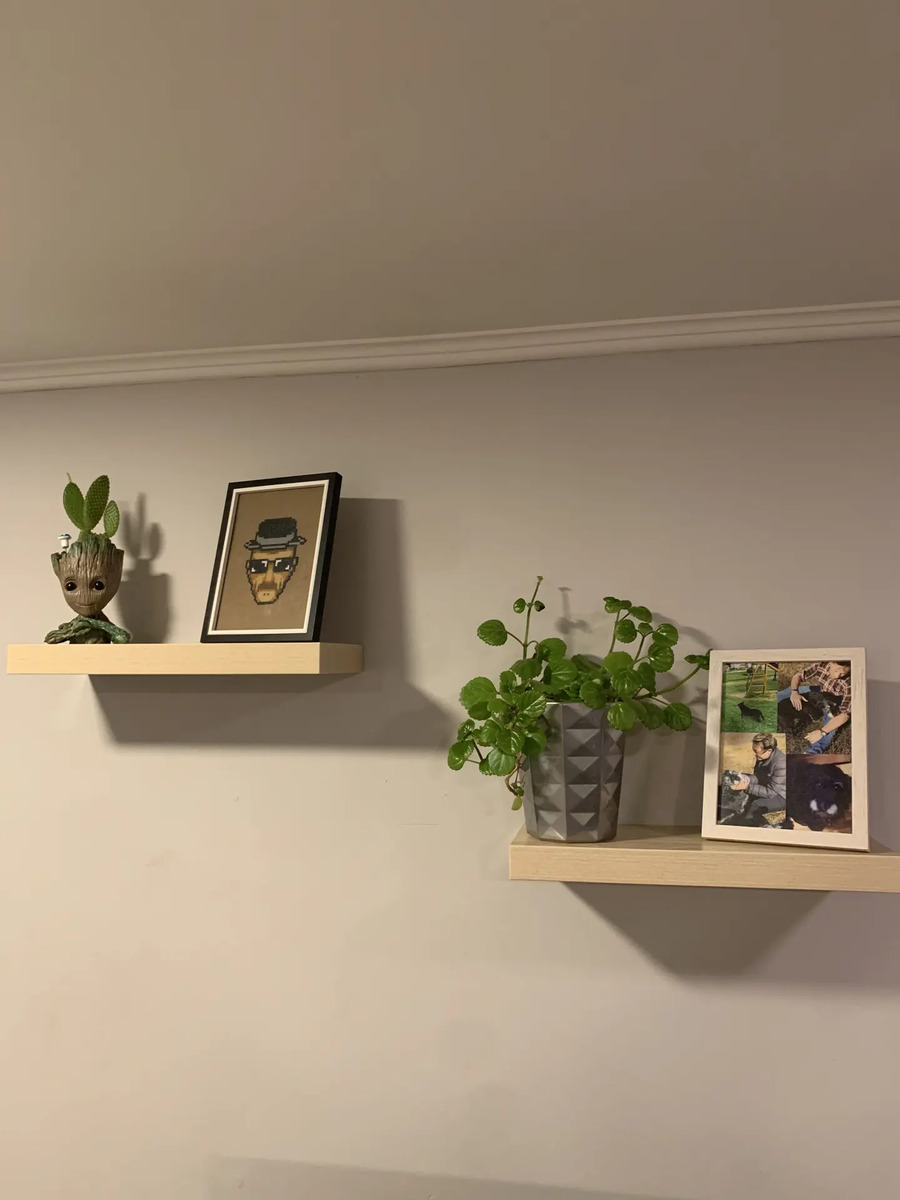 Foto real de Repisas Para Baño Montaje En Pared Kit X2 Estantes