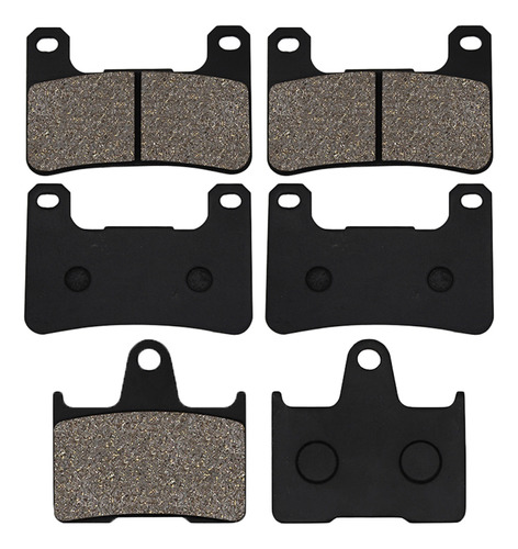 3 Pares De Pastillas De Freno Para Suzuki Gsxr 750 K4/k5