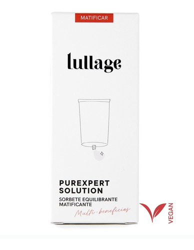 Lullage | Purexpert | Matificante Vegano 86% Natural | 40 Ml