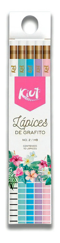 Lapices De Grafito Norma Kiut 2hb C/10pz