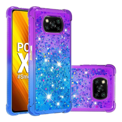 Xiaomi Poco X3 Nfc Liquid Brillo Arena Movediza Gird9252