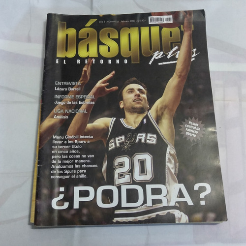Revista Basket Plus 56 Boris Stankovic Peñarol Mar Del Plata