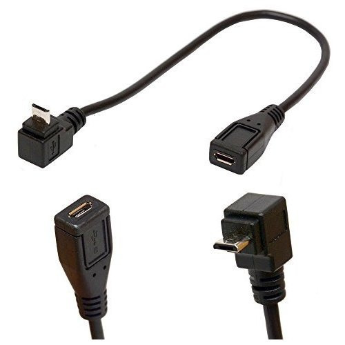 Cable De Extensión De 90 Grados Bshtu Micro B 5 Pin Chzss