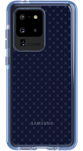 Funda Para Galaxy S20 Ultra, Transparente/azul/resistente